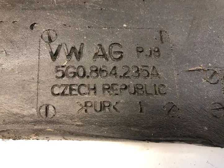 Volkswagen Golf VII (2013 - 2019) 5G864235A Абсорбер крыла — фото 2