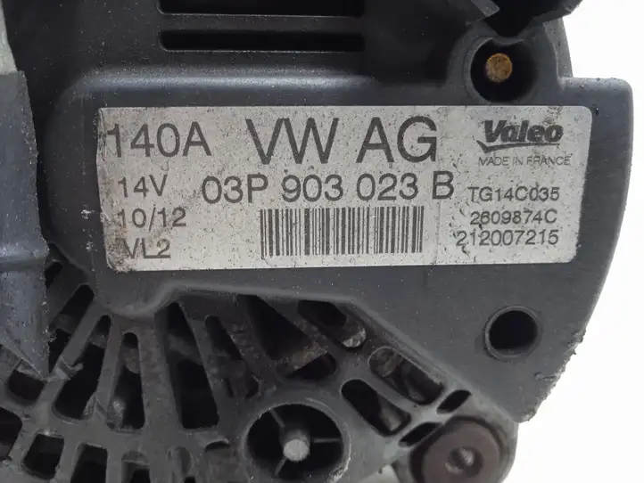 Seat Ibiza IV (6J,6P) (2008 - 2017) 03P903023 Генератор — фото 3