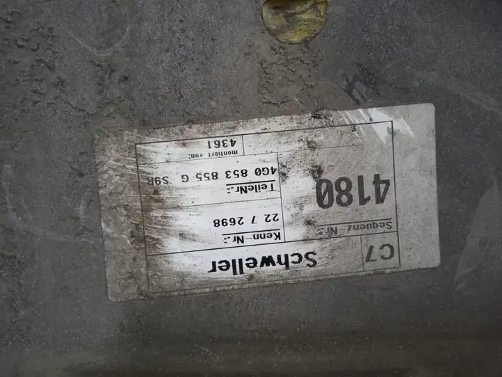 Audi A6 C7 (2011 - 2014) 4G0853855G Порог кузова — фото 3