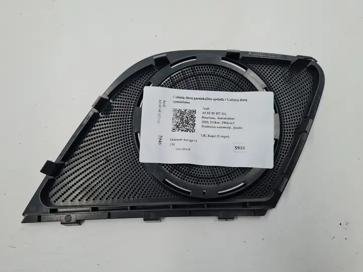 Audi A5 8T 8F (2007 - 2011) 8T0035435A Накладка динамика задней двери — фото 3