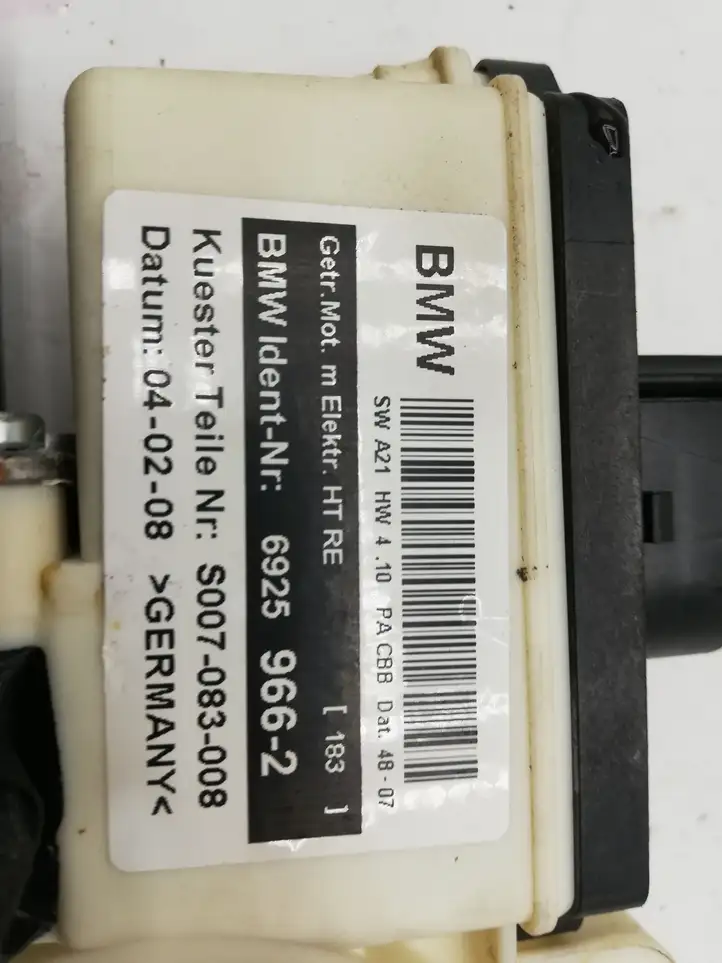 BMW X3 E83 (2003 - 2010) 69259662 Стеклоподъемник задней двери — фото 3