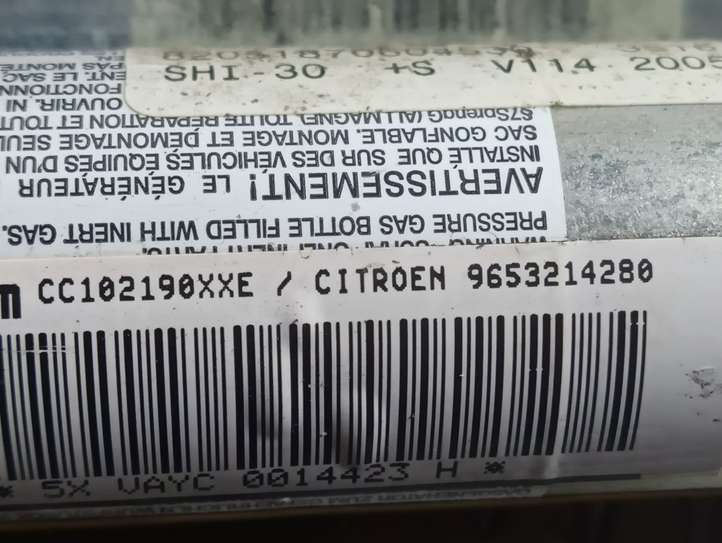 Citroen C2 (2003 - 2008)  9653214280 Звукоизоляция крыши