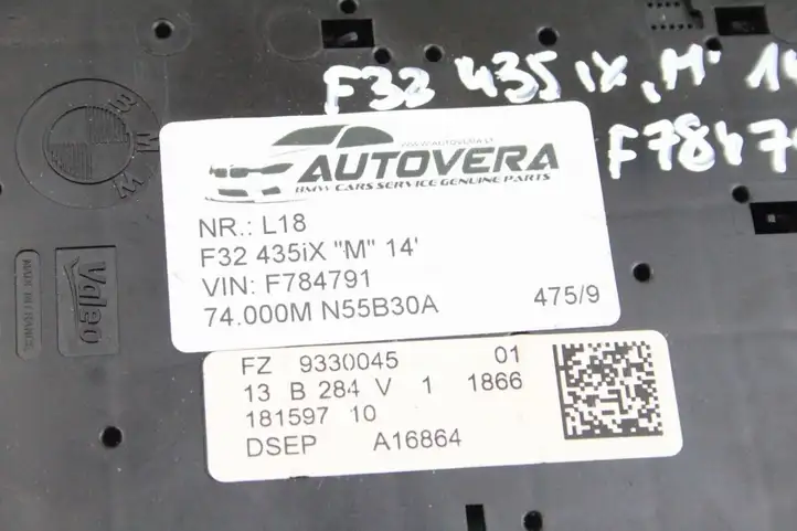 BMW 3 F30 F35 F31 (2012 - 2018) 9330045 Передняя подсветка — фото 4