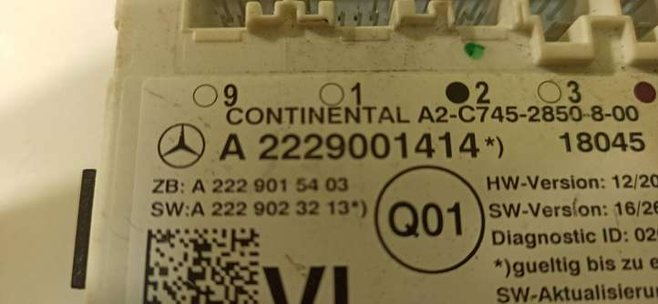 Mercedes-Benz S W222 (2013 - )  A2229001414 Блок управления дверью