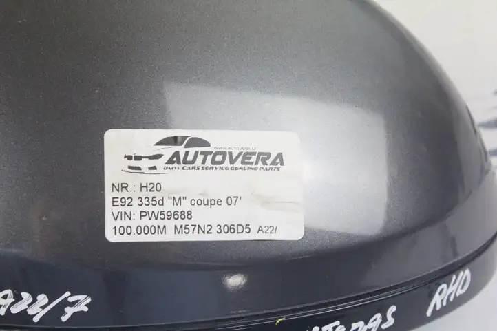 BMW 3 E92 E93 (2005 - 2014) Боковое зеркало с электроприводом — фото 11