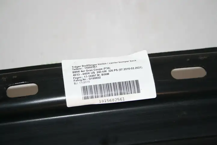 BMW 4 F32 F33 (2013 - 2017) 7285542 Усилитель заднего бампера — фото 2