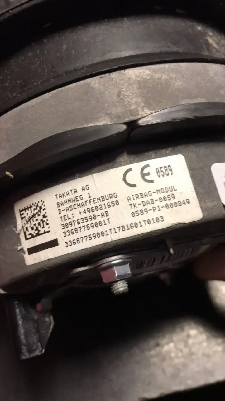BMW X5 E53 (1999 - 2006) 309763590ab Подушка безопасности руля — фото 3