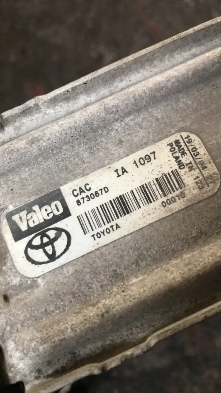 Toyota Avensis T250 (2003 - 2006) 873067D Интеркулер — фото 3