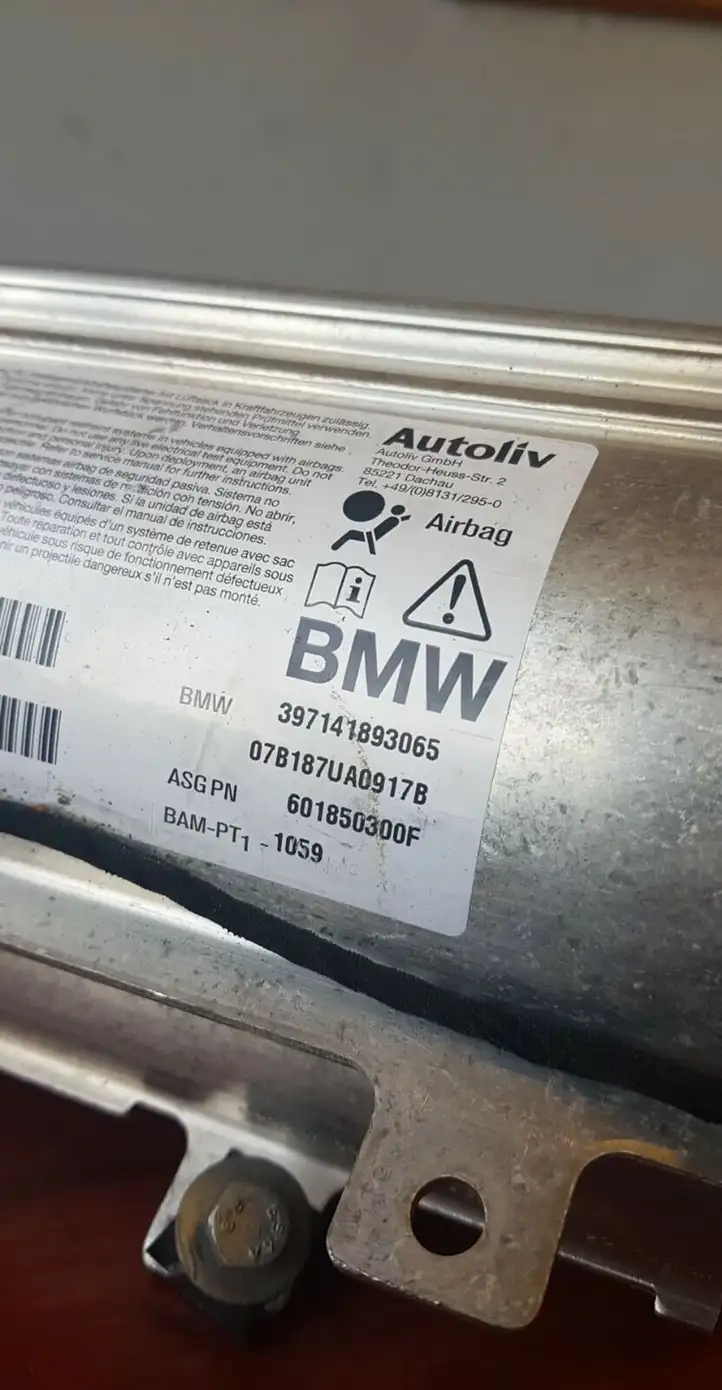 BMW 7 E65 E66 (2001 - 2008) 397141893065 Подушка безопасности пассажира — фото 2