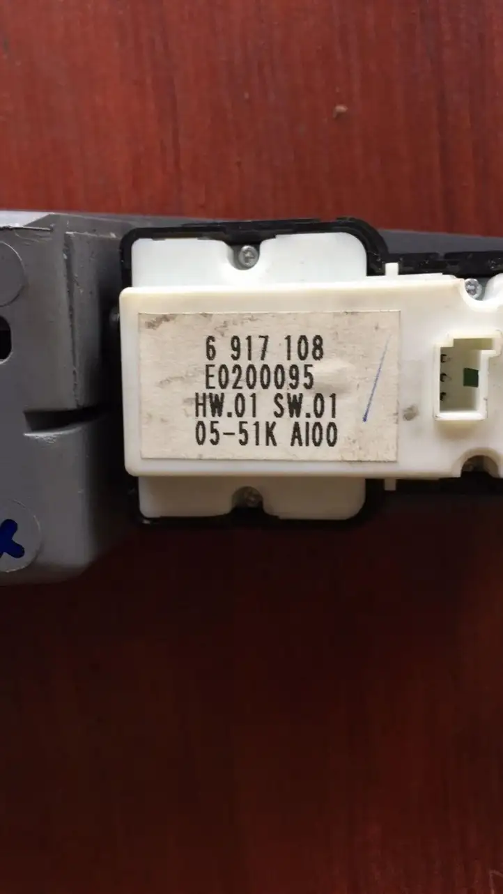 BMW 7 E65 E66 (2001 - 2008) 6917108 Кнопка стеклоподъемников — фото 4