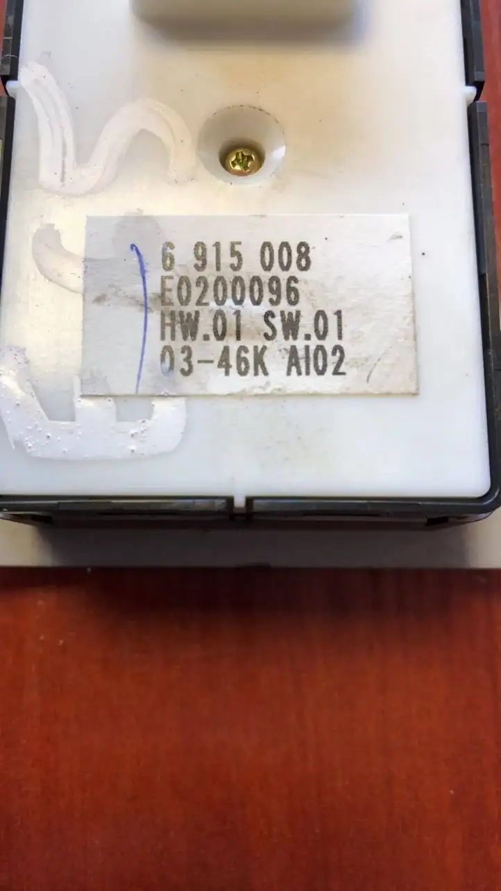 BMW 7 E65 E66 (2001 - 2008) 6915008 Кнопка стеклоподъемников — фото 3