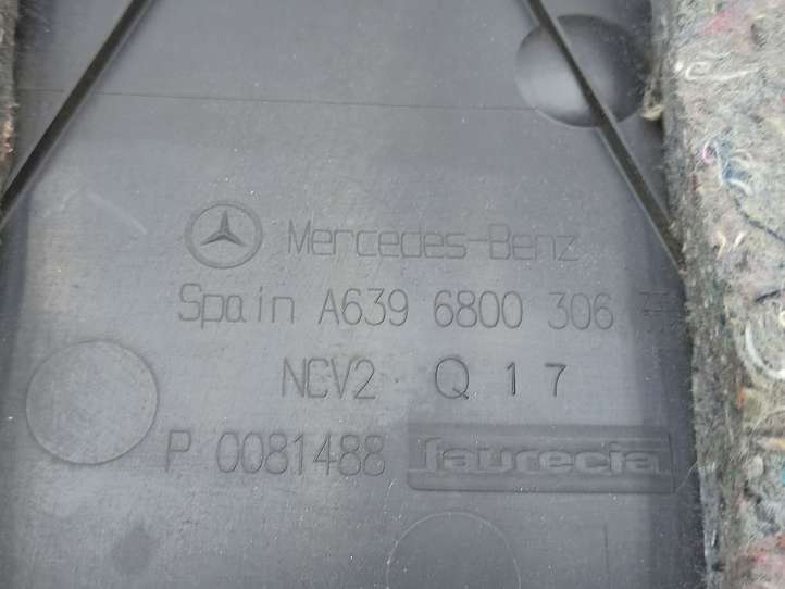 Mercedes-Benz Vito Viano W639 (2003 - 2010)  A6396800306 Отделочный щит панели (нижний)
