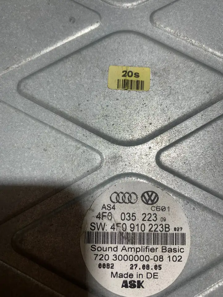 Audi A6 S6 C6 4F (2004 - 2008) 4F0035223 Проводка аудиосистемы — фото 2