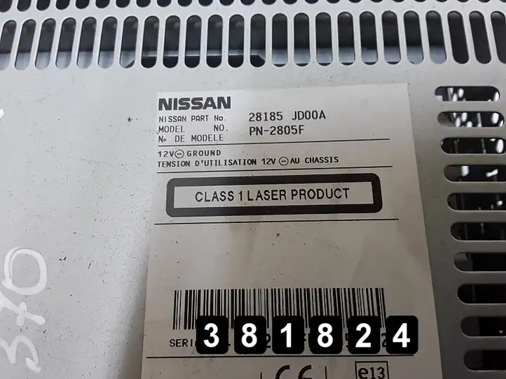 Nissan Qashqai (2006 - 2010) 28185jd00a Магнитола / мультимедийная система — фото 6