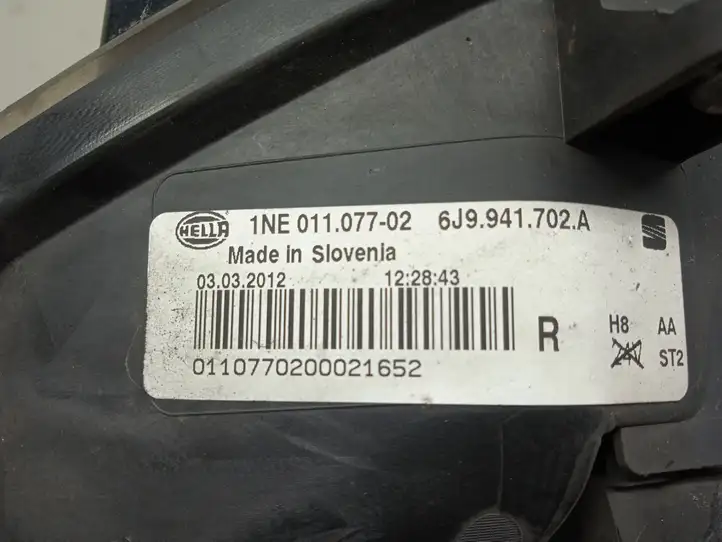 Seat Ibiza IV (6J,6P) (2008 - 2017) 6J9941702 Передняя противотуманная фара — фото 3