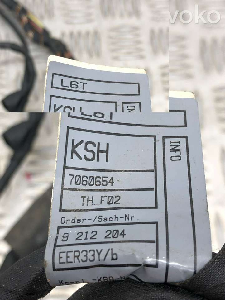 BMW 7 F01 F02 F03 F04 (2008 - 2016)  9212204 Проводка задних дверей