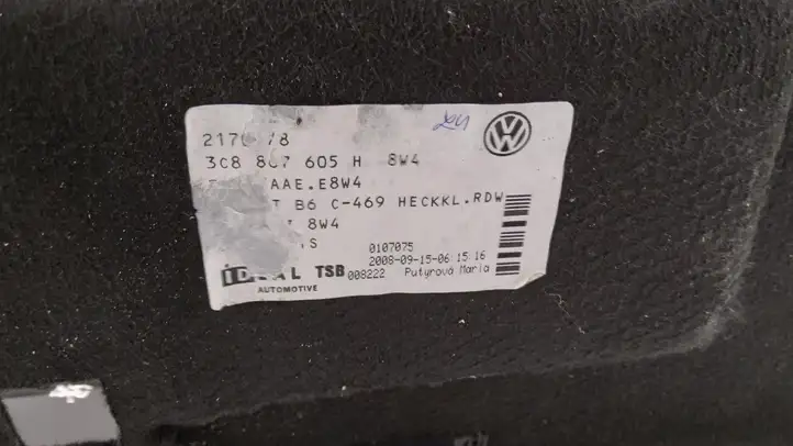 Volkswagen PASSAT CC (2008 - 2012) 3C8867605H Основной отделочный щит — фото 9