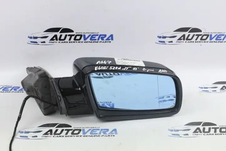 BMW 5 E60 E61 (2004 - 2010) Боковое зеркало с электроприводом — фото 4