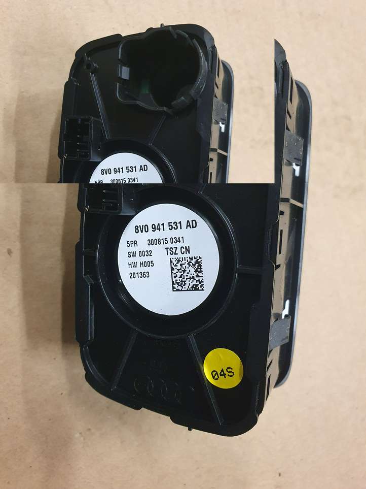 Audi A3/S3 8V (2012 - 2016)  8V0941531AD Включатель фонарей