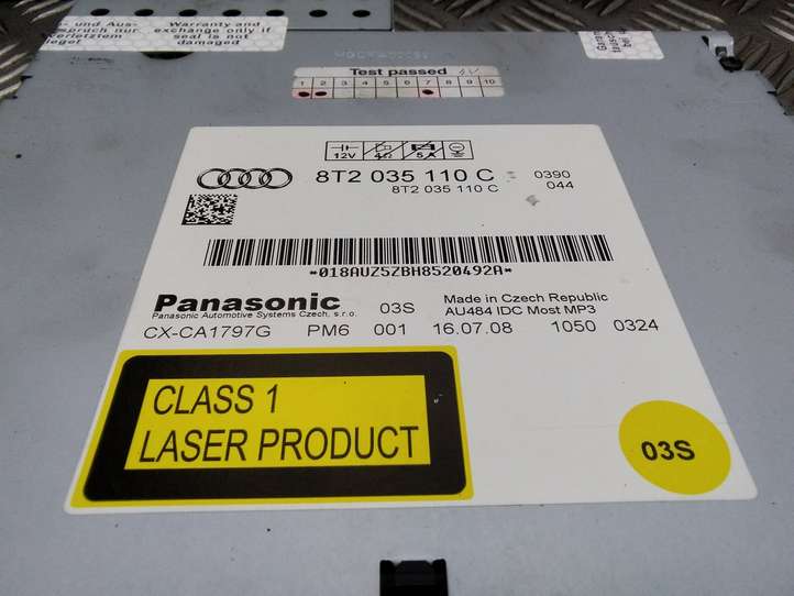 Audi A5 (2007 - 2011)  8T2035110C CD/DVD чейнджер