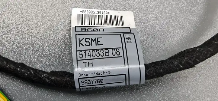 Mini Cooper Countryman R60 (2010 - 2016) 9805463 Проводка задней двери — фото 6