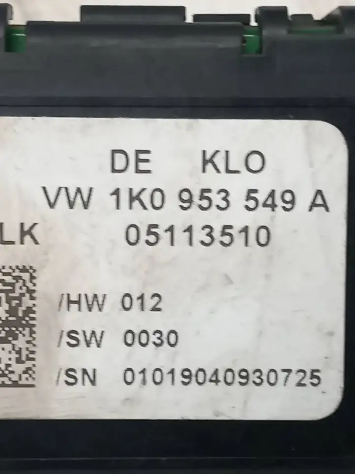 Volkswagen Touran I (2003 - 2010) 1K0953549A Датчик угла поворота руля — фото 3