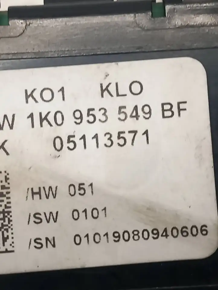 Skoda Octavia Mk2 (1Z) (2004 - 2013) 1K0953549BF Датчик угла поворота руля — фото 3