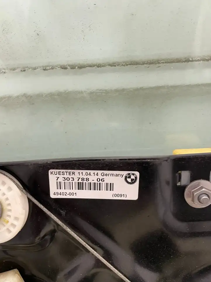 BMW 6 F12 F13 (2010 - 2018) 7303788 Заднее боковое стекло — фото 3