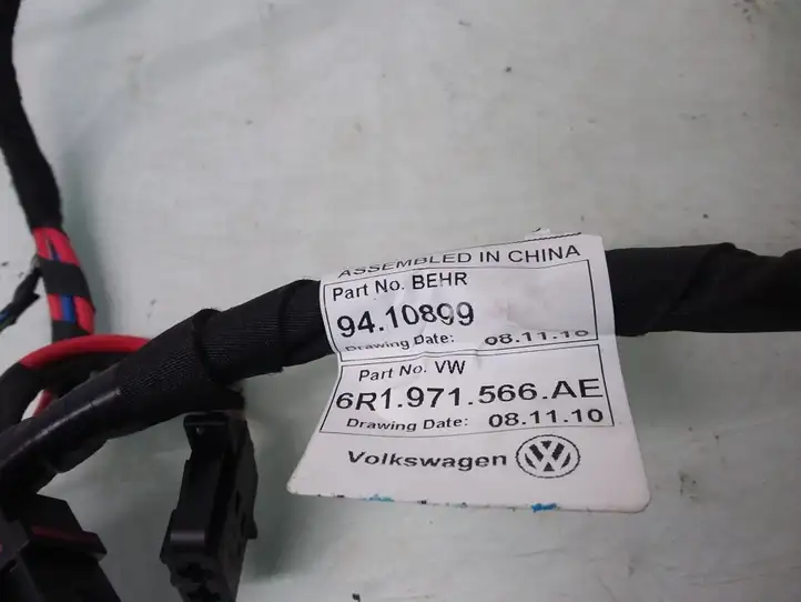 Skoda Fabia Mk3 (NJ) (2015 - 2021) 6R1971566AE Прочая электропроводка — фото 3