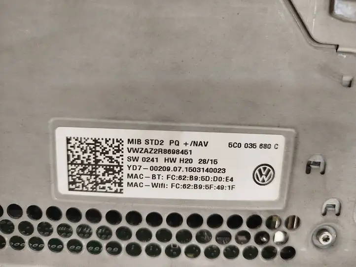 Volkswagen Tiguan (2011 - 2016) 5C0035680C Магнитола / мультимедийная система — фото 5
