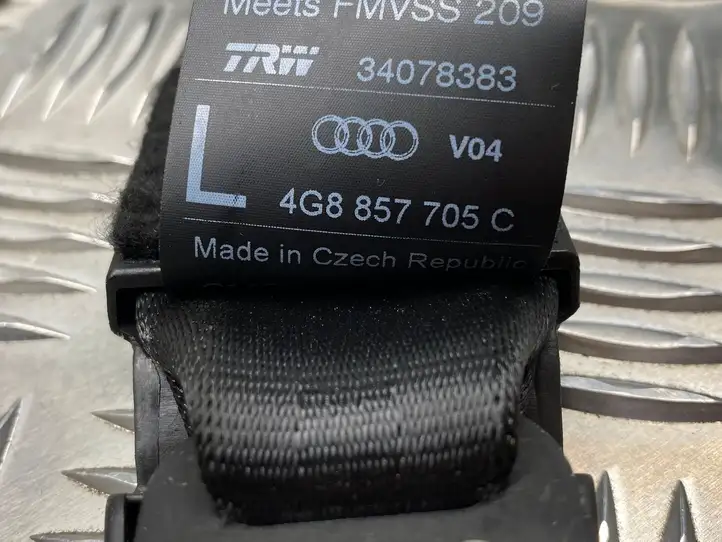 Audi A6 C7 (2011 - 2014) 4G8857705C Передний ремень безопасности — фото 12