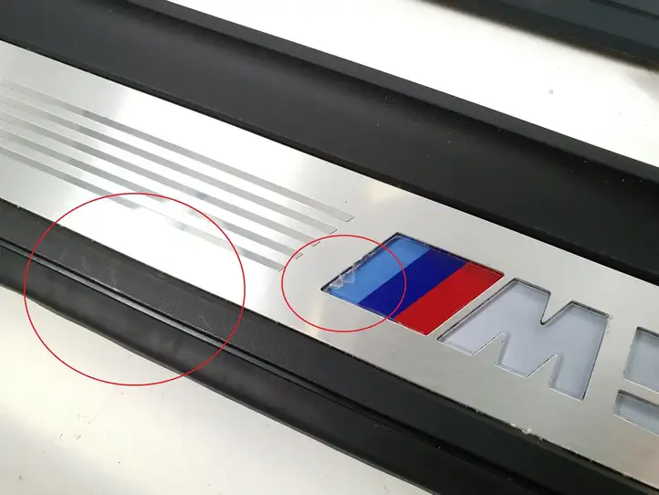 BMW M5 F90 (2017 - 2019) 51478061071 Внутренняя обшивка порога (комплект) — фото 12
