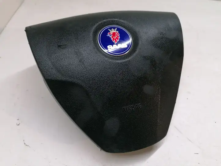 Saab 9-3 Ver2 (2003 - 2007) 12757622 Подушка безопасности руля — фото 1