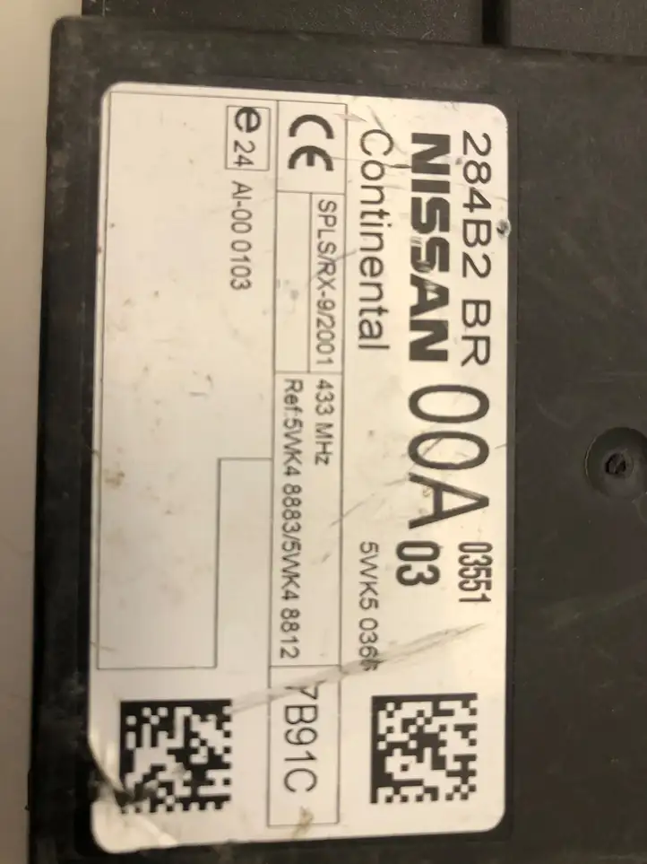Nissan Qashqai (2010 - 2013) 284B2BR Модуль комфорта — фото 3