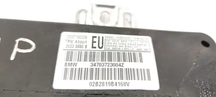 BMW 3 E46 (1998 - 2005) 34703723004Z Подушка безопасности двери — фото 3