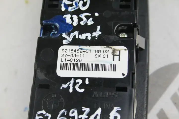 BMW 3 F30 F35 F31 (2012 - 2018) 9218482 Блок кнопок стеклоподъемников — фото 2