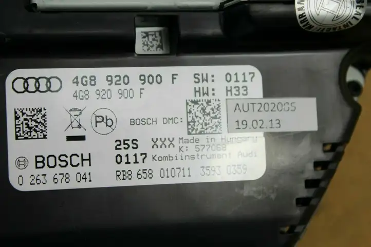 Audi A6 C7 (2011 - 2014) 4G8920900F Спидометр — фото 4