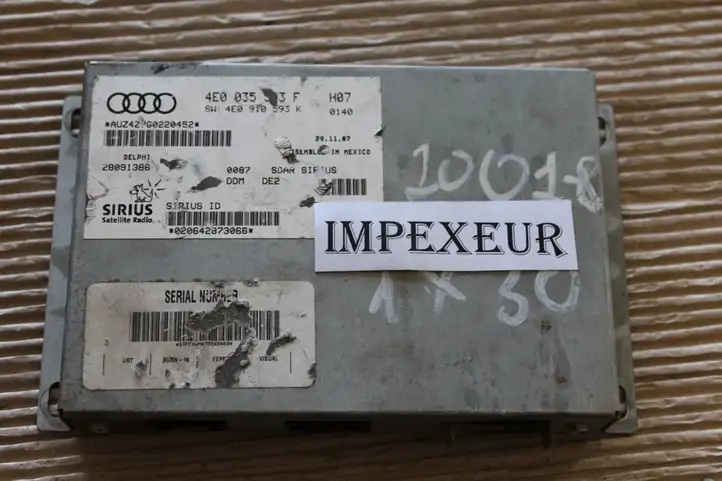 Audi A8 S8 D2 4D (1999 - 2002) 4E0910593K Контроллер мультимедийной системы — фото 1
