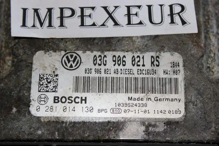Volkswagen PASSAT B6 (2005 - 2010) 03G906021RS Блок управления двигателем (ЭБУ) — фото 2