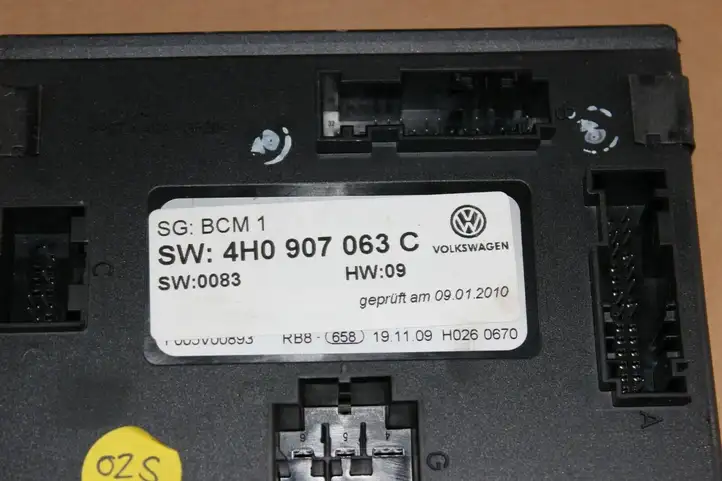 Volkswagen Touareg II (2010 - 2018) 4H0907063C Модуль комфорта — фото 2