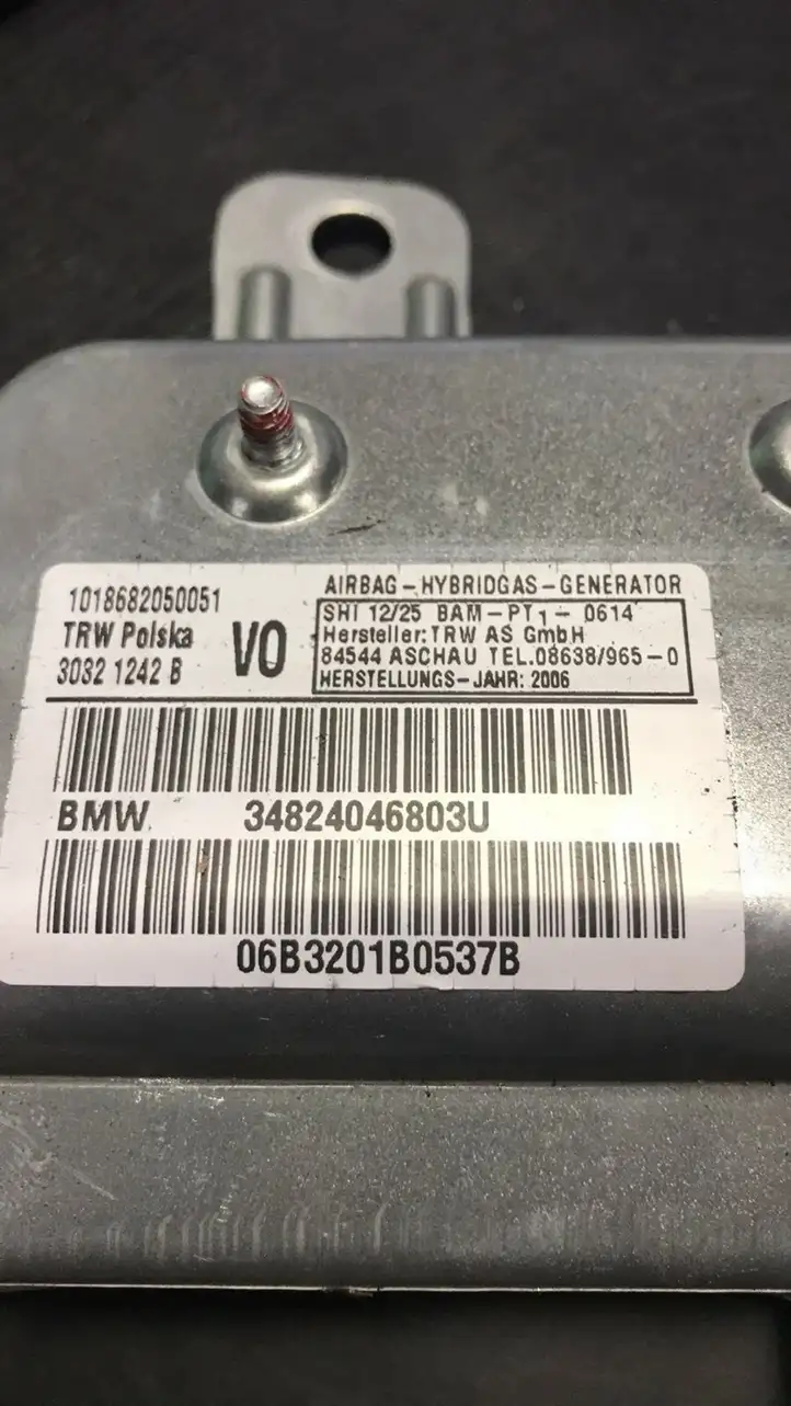 BMW 7 E65 E66 (2001 - 2008) 34824046803U Подушка безопасности двери — фото 3