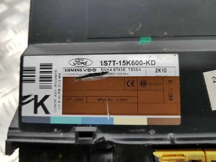 Ford Mondeo Mk III (2000 - 2007) 1S7T15K600KD Модуль комфорта — фото 5