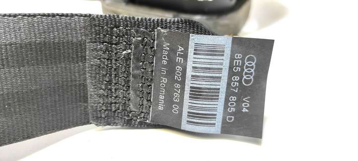 Audi A4 (2004 - 2009)  8E5857805D Задний ремень безопасности
