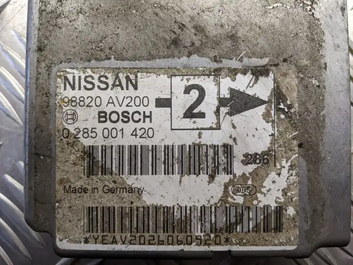 Nissan Primera (2001 - 2008) 98820AV200 Датчик удара SRS — фото 5