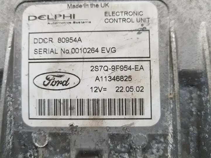 Ford Mondeo Mk III (2000 - 2007) 2S7Q9F954EA Блок управления двигателем (ЭБУ) — фото 5