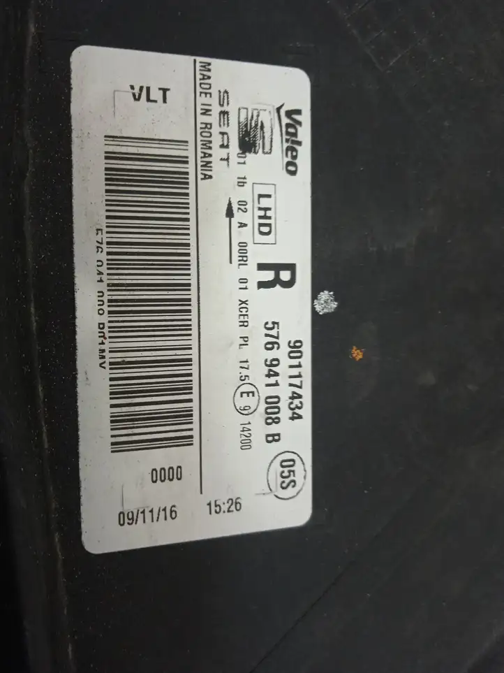 Seat Ateca (2016 - ) 576941008B Передняя фара — фото 7