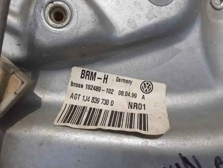 Volkswagen Bora (1998 - 2005) 1J4839730D Механический стеклоподъемник задней двери — фото 3