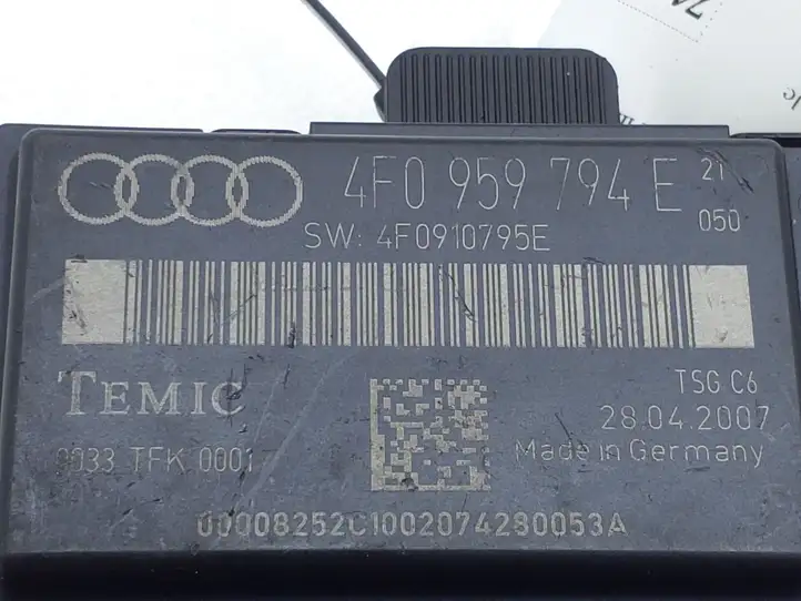 Audi A6 S6 C6 4F (2008 - 2011) 4F0959794E Блок управления дверью — фото 3
