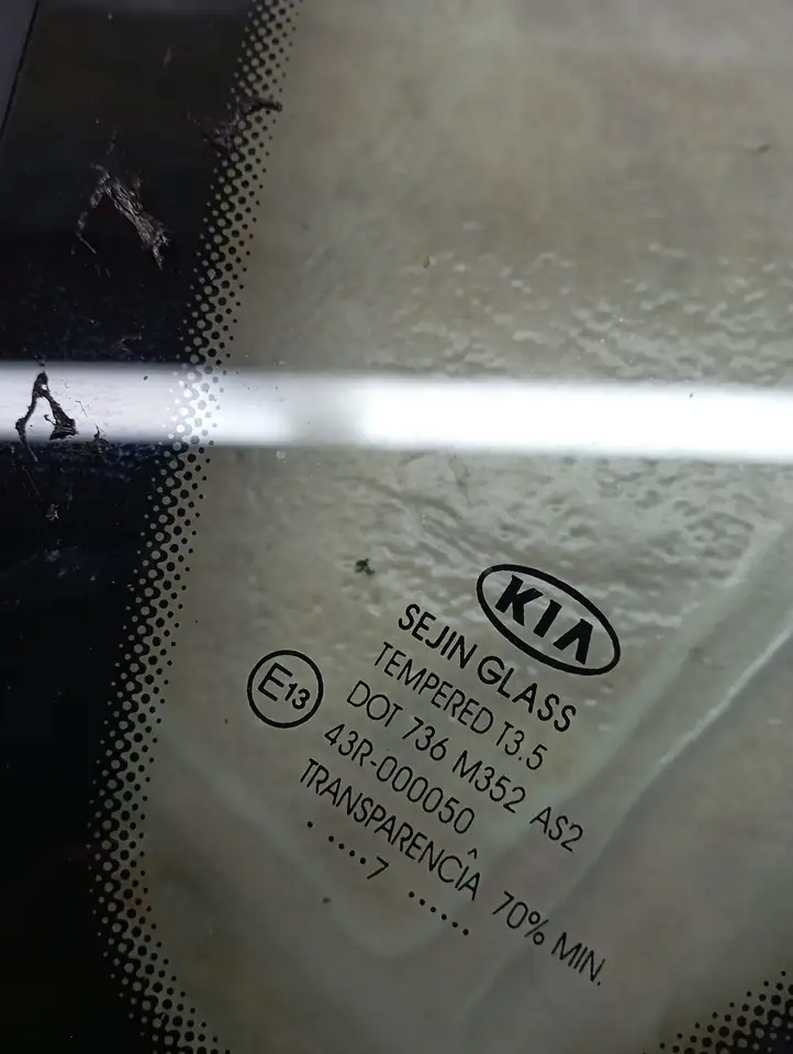 Kia Ceed (2006 - 2010) 43R000050 Заднее боковое стекло — фото 3