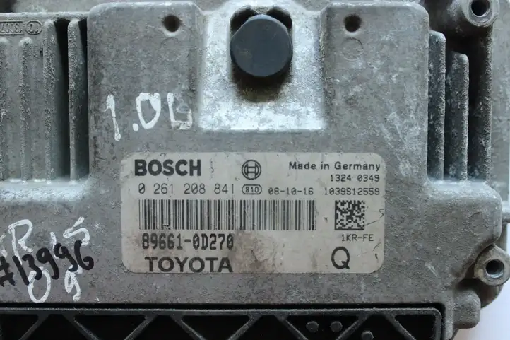 Toyota Yaris (2005 - 2009) 896610D270 Блок управления двигателем (ЭБУ) — фото 2